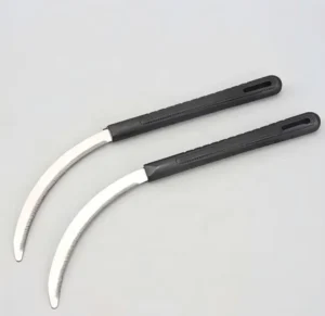 Household Garden Mowing Sickle with Plastic Handle for Grass and Wheat