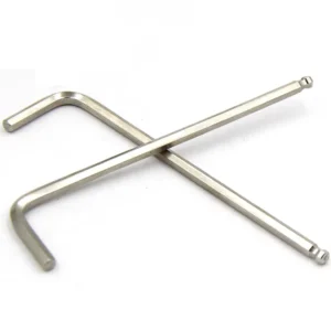 ISO2936 CR V Nickel Plated Hexagon Socket Screw Keys Ball Point Hex Key Wrench 4*28*110