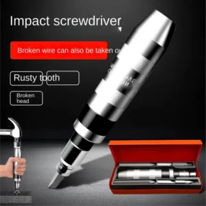 Impact Driver Screwdriver Solid Steel Handle Professional Portable for Loosening Bolts and Stubborn Fasteners Screwdriver Set