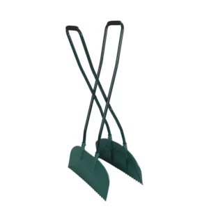 Increase the Size of Garden Grass Rake Withered Gardening Fallen Leaf Rake Long Handle Grass and Leaf Rake