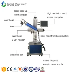 Independent CO2 Laser Printing Machine Laser Marking Inkjet Printing Machine