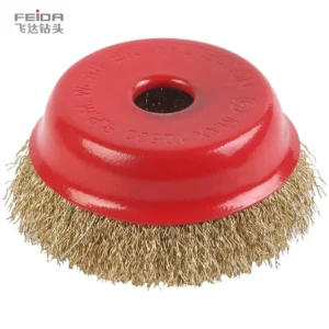 Industrial 1 Inch Stainless Steel Wire Cup Paint Roller with Twisted Knot for Painting Decoration