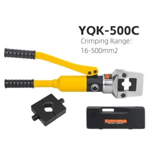 Industrial 20T Manual Hydraulic Steel Cable Terminal Lug Crimping Tools 16 500mm² Clamp Connecting Crimper Pliers Kit YQK 500C