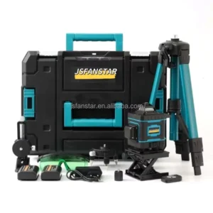 Industrial 360 Degree Self Leveling Laser Level 12 Lines Green Dot Lasers Automatic Portable with 360 Degree Green Grade Laser