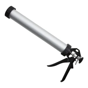 Industrial 600ml Aluminium Sausage Caulking Gun Manual Air Source for Silicone & Acrylic Sealant Applications in Construction