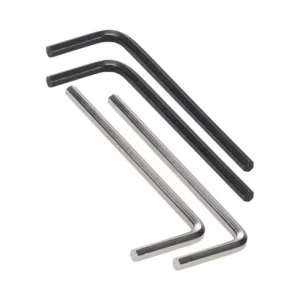Industrial CR V Hex Key Wrench M1.5-M24 Hardened Carbon Steel L Wrench Allen Key Black Oxide Silver Coating