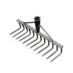 Industrial Carbon Steel Gardening Tool 4 7 9 12 Teeth Farm Tool Weeding Hoe Rake Scarifier Nail Harrow Artifact