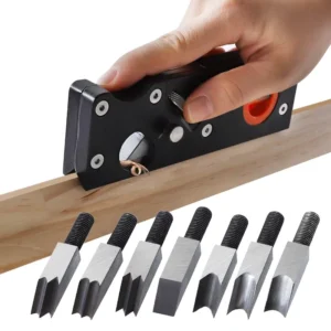 Industrial DIY 7-Blade Wood Hand Planes Aluminum Alloy + Plastics Adjustable Depth Bubble Level OEM/ODM Precision