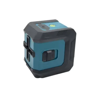 Industrial DIY Grade Automatic Self Leveling 3mm 2 Dot Cross Line Green Laser Tool Battery Powered 5V 20x20x5mm 1 Year Warranty
