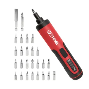 Industrial DIY Grade Mini Rechargeable Multi Functional Screw Driver LED Light Cordless Precision Electric Screwdriver Set