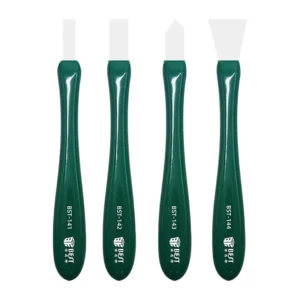 Industrial DIY Grade Non Magnetic Stainless Steel Degreasing Tool Pry Knife Tin Scraper for Tin Paste Stirring BGA Pry Bar OEM