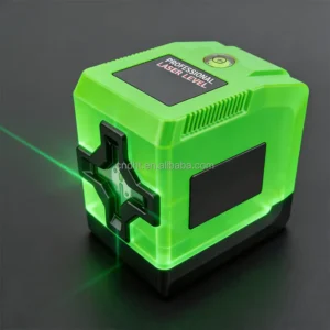Industrial DIY Grade Rotary Laser Level Green Beam 50m Range Self Leveling Cross Line 2 Dot Brightness Adjustment Pineng