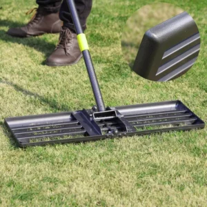 Industrial DIY OEM Stainless Steel Landscape Rake with Adjustable Handle for Lawn Leveling Sustainable Garden Tool