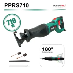 Industrial DIY Use 710W Wood and Metal Cutting Electric Reciprocating Saw with Rotating Handle