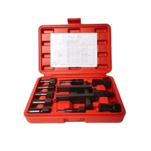 Industrial Grade 10pcs Motorcycle Internal Bearing Removal Tool Kit with Storage Box for Gear Pullers