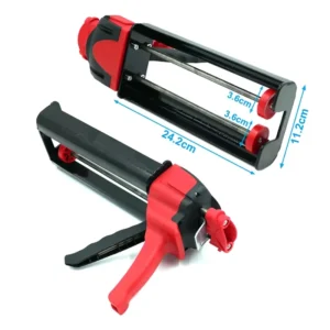 Industrial Grade 400ml 1:1 Manual Two-Tube Tile Grout Guns Caulking Tool for Construction Epoxy Tile Grout