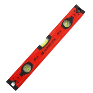 Industrial Grade Aluminium 400mm Spirit Level 10mm Accuracy 4 Point Magnet 360 Emission Angle Tile Thickness Measurement
