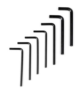 Industrial Grade Assorted Multi Size Metric Hex Key Set Portable Allen Keys for DIY Handmade and Model Making