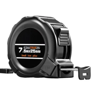 Industrial Grade Black Small Iron Column Stainless Steel 5m Tape Measure Manual Tool ABS Plastic Tape Measure