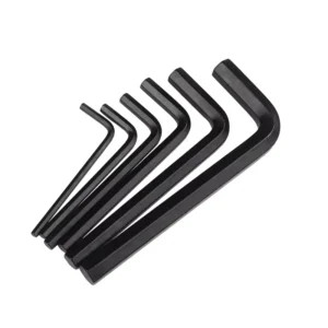 Industrial Grade Carbon Steel Black Oxide Hardened Metric Hexagon Wrench Allen Key Set 1.5mm-27mm Furniture Model