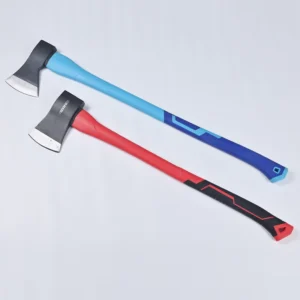 Industrial Grade Carbon Steel Flat Backed Axe with Fiberglass Handle for Chopping Wood