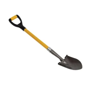 Industrial Grade D Grip Carbon Steel Garden Shovel & Spade Portable for Digging Wood Metal in Farming & Construction Industry