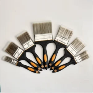 Industrial Grade DIY Paint Brush with Mixed Bristles and Plastic Handle Hook for Wall Painting & Polishing Easy Hanging Design