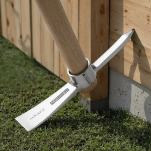 Industrial Grade Double Headed Forged Steel Pick Axe 200mm Garden Camp Out Multifunctional Loose Soil Weed Control Tool