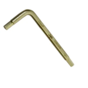 Industrial Grade Forged Beryllium Copper Non Sparking Hex Key High Hardness Anti Corrosion Wrench for Flammable Volatile