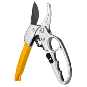 Industrial Grade Garden Pruning Shears & Scissors with Metal Blade and Fiberglass Handle for Gardening Plant Care
