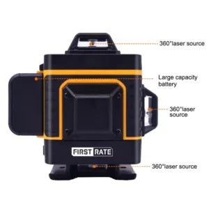 Industrial Grade Green Plumb Dot Plumb Laser Level Self Leveling Rotary 360 Cross Line Laser Level Price