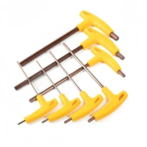 Industrial Grade Hexagonal Keys L T Shape S2 Chrome Molybdenum Steel with Plastic Handle Metric Wrench 3 Year Warranty