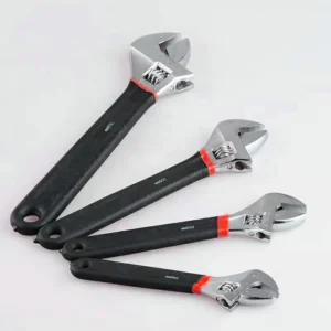 Industrial Grade Large Opening Wide Jaw 6” 8” 10” 12” Adjustable Wrench Spanner with Dip Handle