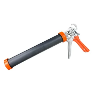 Industrial Grade Manual Power Aluminum Caulking Gun Refillable Pneumatic Silicone Tube Sausage Features Heated Mortar Cordless