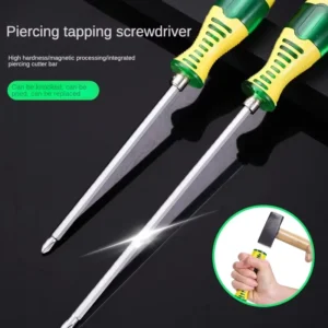Industrial Grade Multi-Size Slotted Bolt Driver Phillips Screwdriver Set Magnetic Hardware Hand Repair Tools