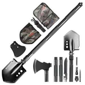 Industrial Grade Multifunctional Shovel Axe Outdoor Survival DIY Folding Detachable Garden Farming Camping Shovel