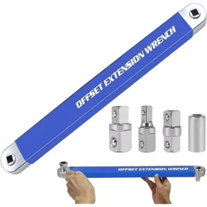 Industrial Grade OEM Customizable Offset Extension Wrench Impact Socket Ratchet Tool Set 1 4inch 3 8inch 1 2inch Square Spare