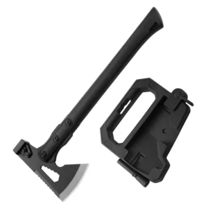 Industrial Grade Outdoor Camping Axe Plastic Handle Steel Blade Multifunctional Wood Tree Cutting Hand Axe Knife Survival Blade