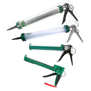 Industrial Grade Silicone Caulking Gun 9” 15” Aluminum Barrel Construction Pneumatic Tool Silicone Sealant Gun Manufacturer
