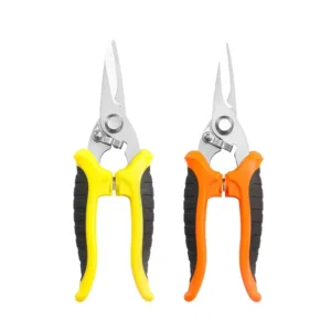 Industrial Grade Stainless Steel Multi Functional Scissor Shear 7 Inch Smooth Edge Gardening Pruner DIY Garden Tools