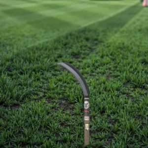 Industrial Grade Steel Blade 1.5mm Thick and Wood Handle Agricultural Sickle Grass Tooth Garden Farming Tool with 1 Year Warranty