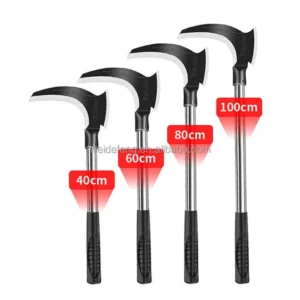 Industrial Grade Steel Blade and Wood Handle Double Edged Agricultural Sickle