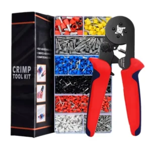 Industrial Grade Steel and Alloy Wire Crimper Cold Pressed Terminal Manual Wiring Pliers Set of Assembly Tools