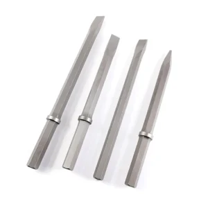 Industrial Grade Straight Pointed Chisel for Concrete & Structural Stone Construction High Precision Punches & Chisels