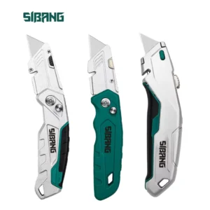 Industrial Metal Folding Utility Knife Multifunctional Aluminum Alloy Utility Knife Foldable