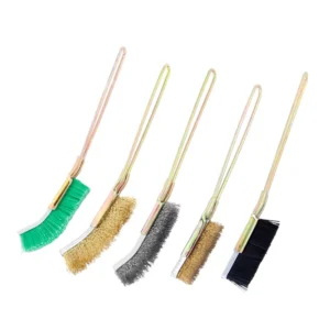 Industrial Multi Functional Stainless Steel Wire Brush Mini Rust Removal Cleaning Tool Copper Plated Hand Tool