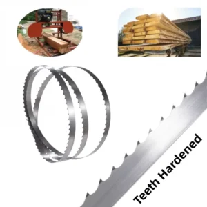 Industrial OEM Horizontal Gantry Tungsten Carbide Steel Band Saw Blades Hardened Tip Wood Bandsaw Blades for Portable Sawmil