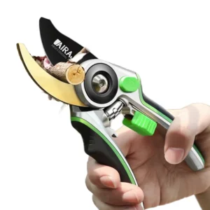 Industrial PTFE Coated Floral Pruner Scissors Strong Garden Shears for Pruning Flower Bushes Roses Fruit Trees