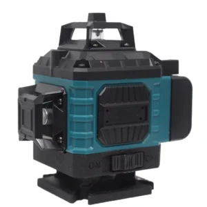 Industrial Precision DIY Rotary Laser Level 5 Dot Self-Leveling 3mm Green Infrared Battery-Powered Aluminum Levelling