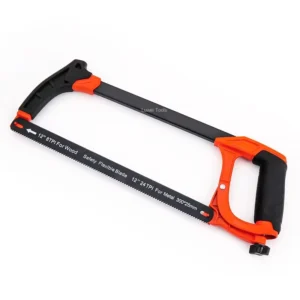 Industrial Steel Manual Fixed Blade Band Saw 24 TPI 300mm Heavy-Duty Woodworking Multifunctional Use 18in Max Cut